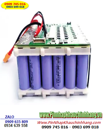 Pin sạc Lithium 48v-10 200mAh, Pin sạc 18650 Lithium 48v-10 200mAh /Nhận bấm ghép pin theo yêu cầu